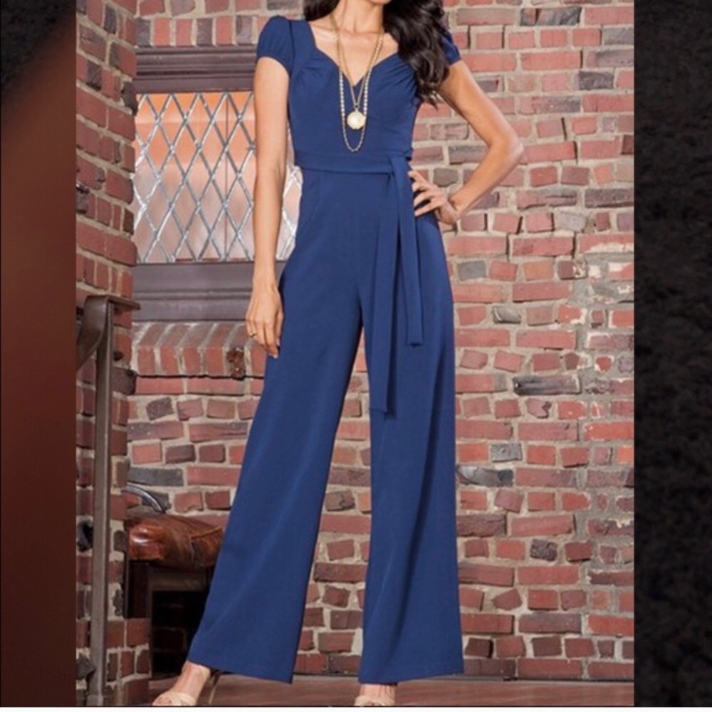 Stop Staring Navy Blue Barcelona Jumpsuit